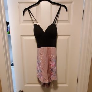 NWT Embroidered Romper